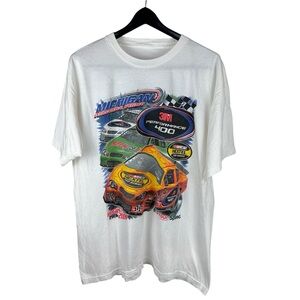 Vintage Y2K NASCAR Double Sided Race Graphic Shirt Size XL